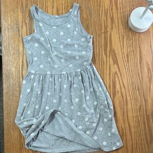 Carter's Gray and White Polka Dot Top